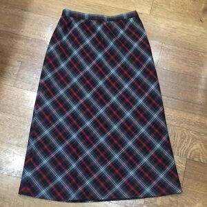 Sag Harbor vintage plaid skirt size 12